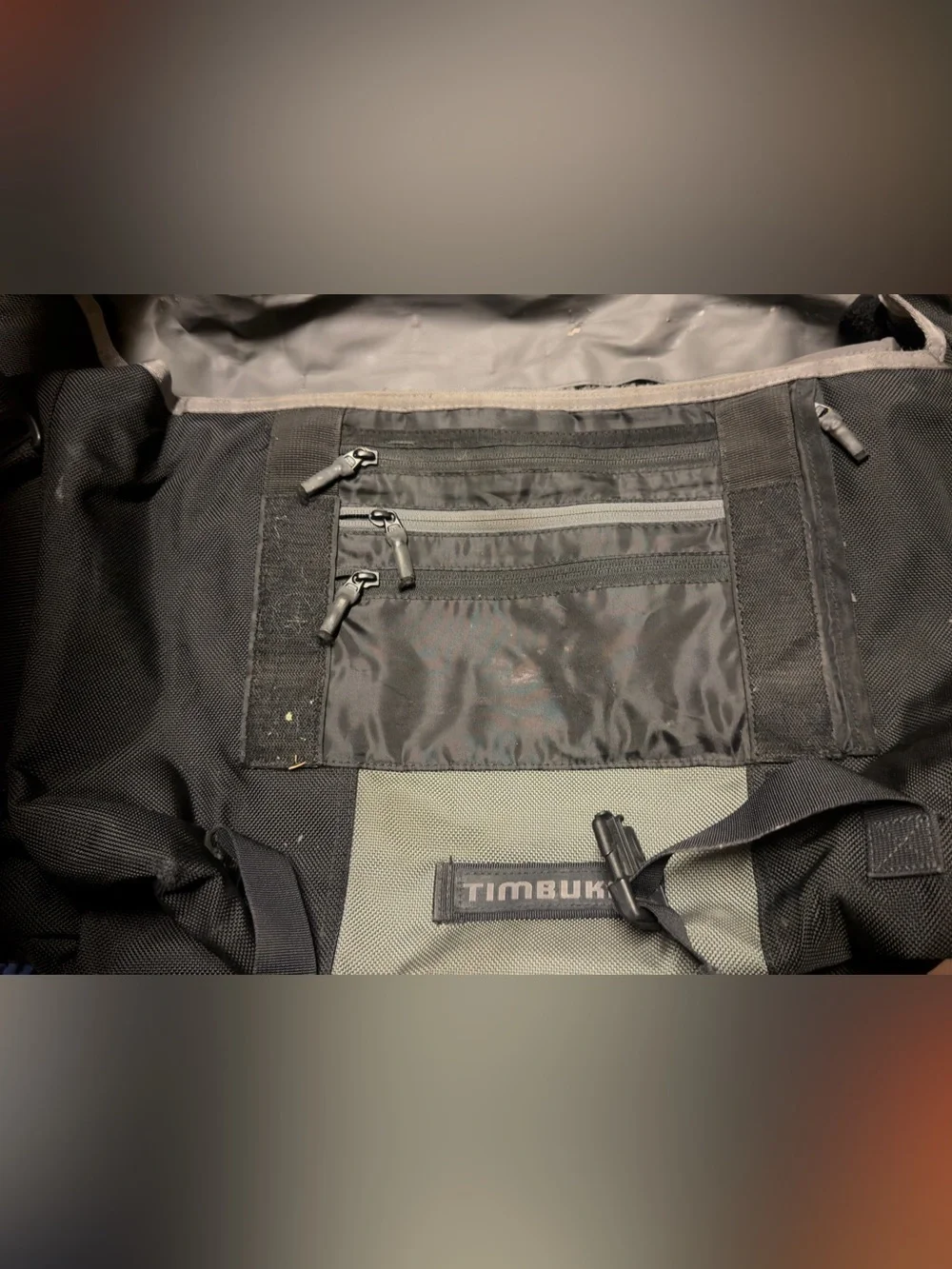 Timbuk2 Black and Gray Messenger Bag